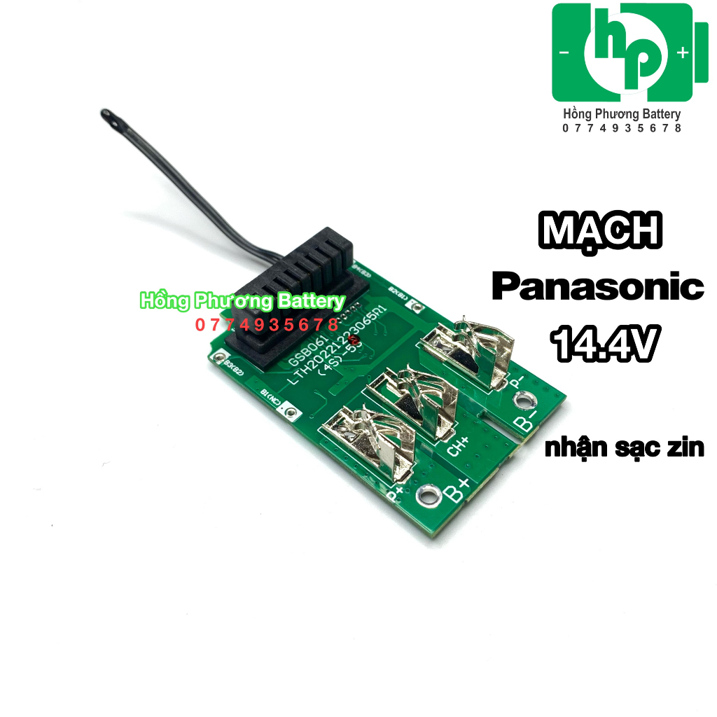 Mạch Panasonic 14.4V mạch nhận sạc zin (HongPhuong0