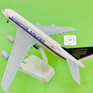 Mô hình máy bay singapore airline chuẩn đẹp loại 1 có bánh dài 20cm