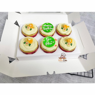 (Ship Hoả Tốc HCM) Set cupcake Bông Lan Trứng Muối.
