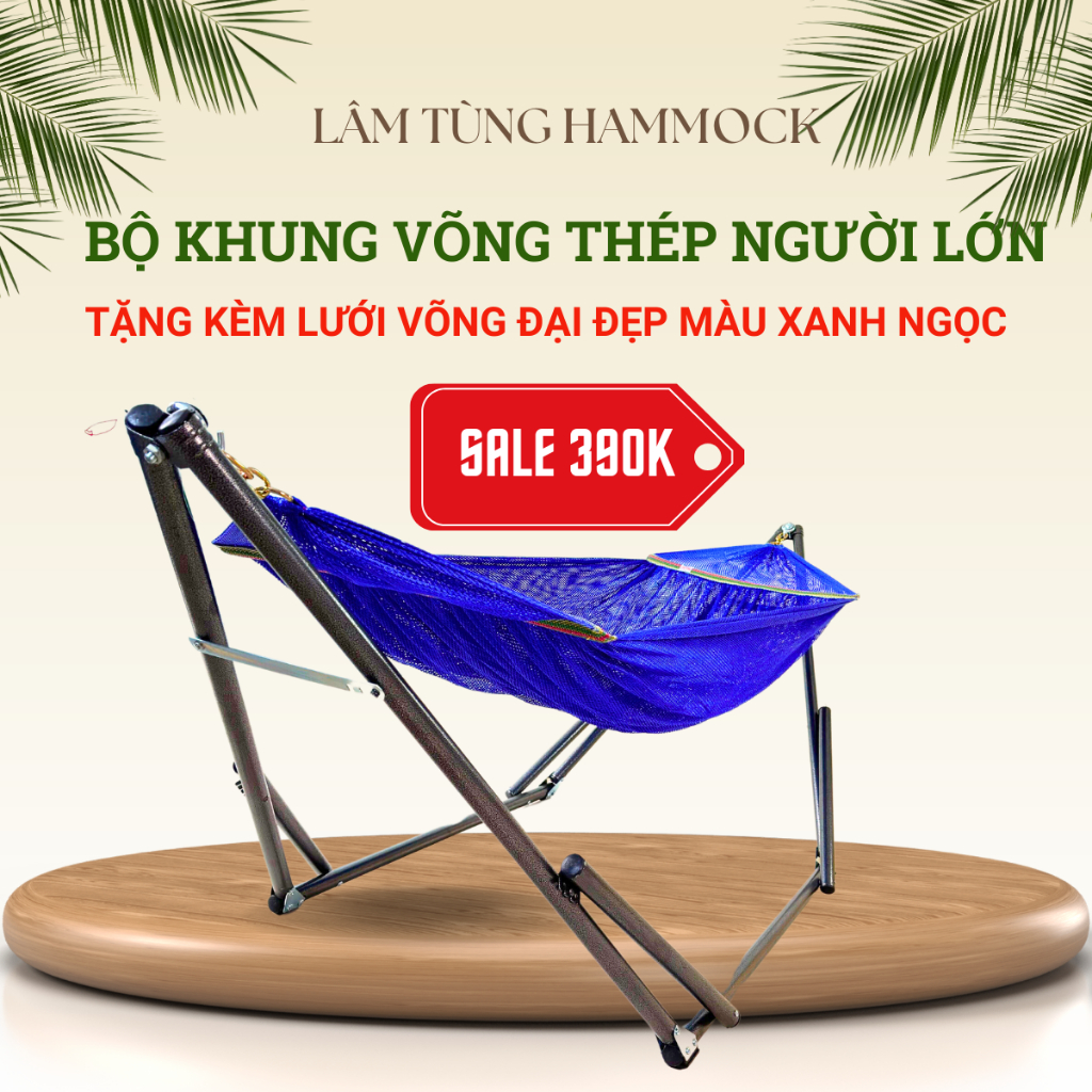 Khung võng xếp sơn tĩnh điện cỡ lớn ống tròn phi 32