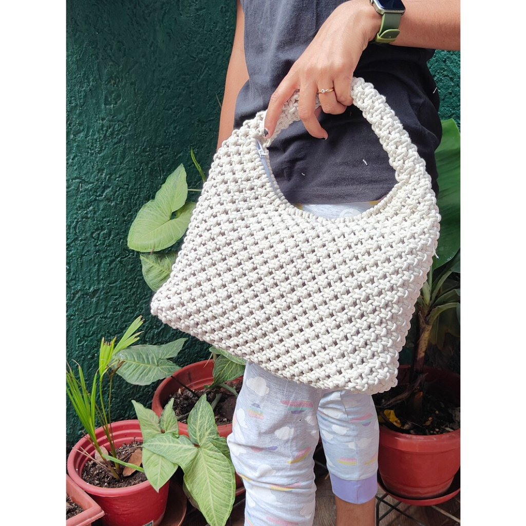 Túi Xách Đan Macrame Thời Trang