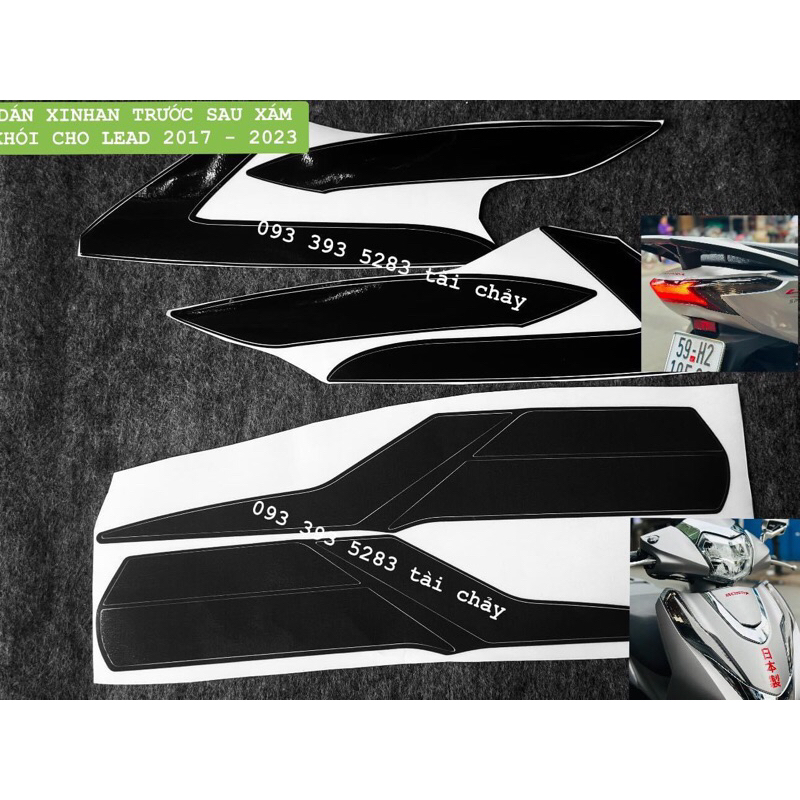 ( CÓ BÁN LẺ ) DÁN XINHAN TRƯƠC + SAU XÁM KHÓI CHO LEAD 4V 2023