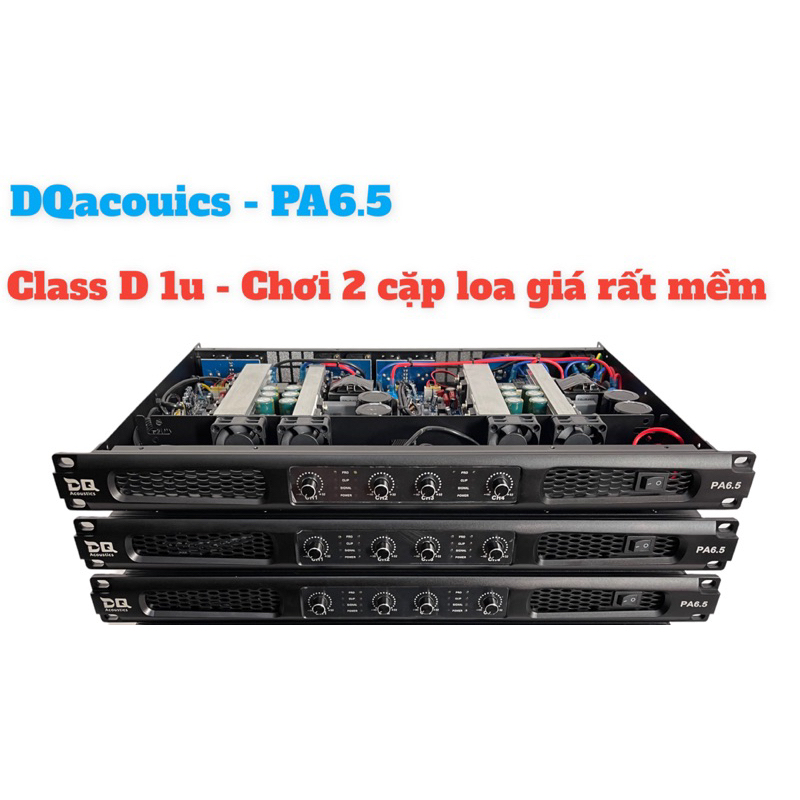 Công Suất 4 Kênh Class D - DQacoutics - PA6.5