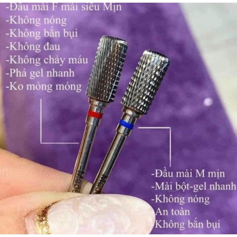 Đầu Mài Mỹ Titan , Đầu Xịn Chuẩn USA , Mài Móng  , Khóe , Mịn Chuyên Mi Nail
