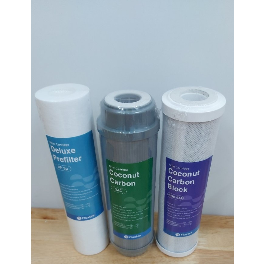 Bộ Lõi Lọc 1 2 3 FLUXTEK Cao Cấp Chính Hãng Đài Loan