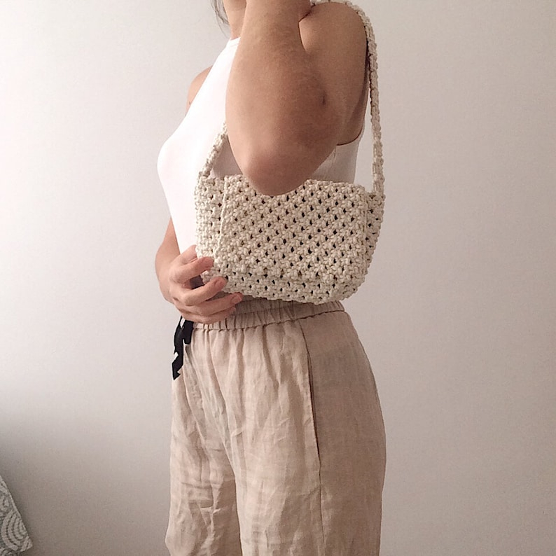 Túi Xách Đan Macrame Thời Trang