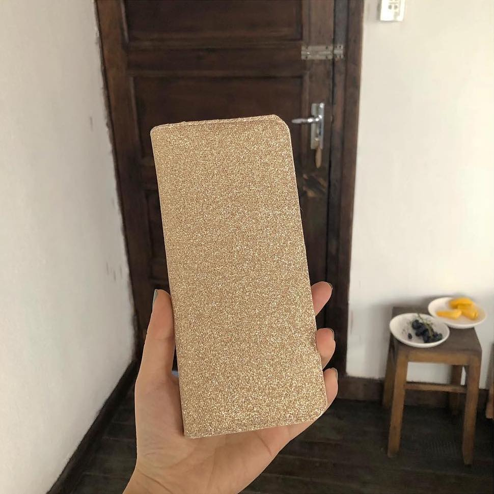 Ví da nữ Handmade Twinkle Pink Wallet Onetothree