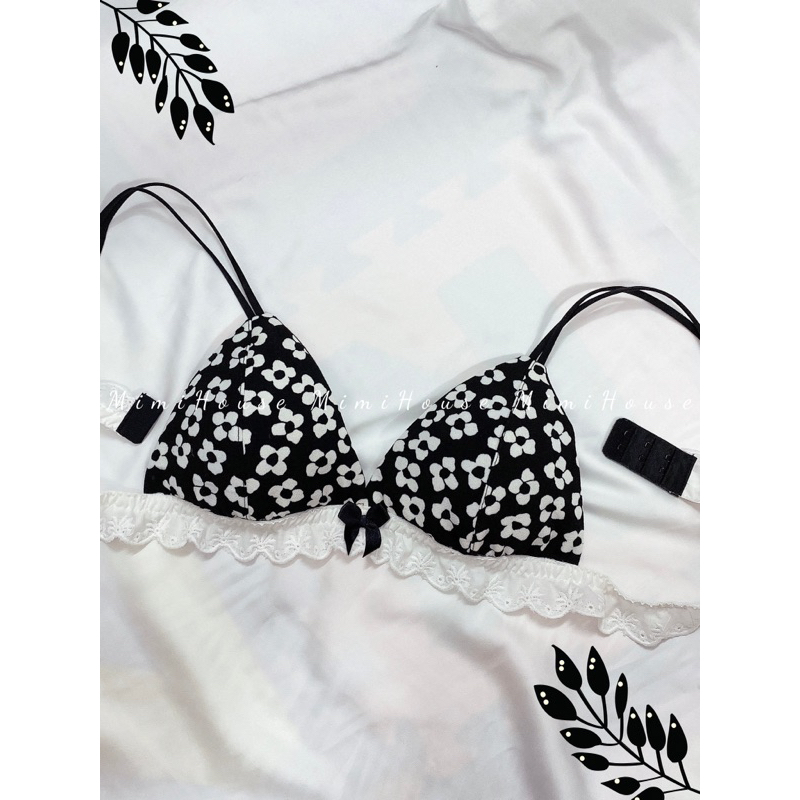 Áo Bra dễ thương phối ren , có thể mặc đi biển - Handmade by Mimi house