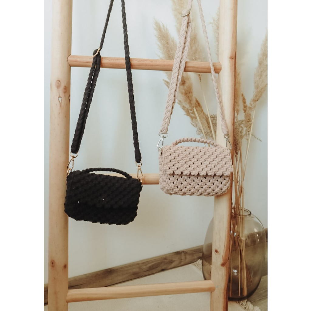 Túi Xách Đan Macrame Thời Trang