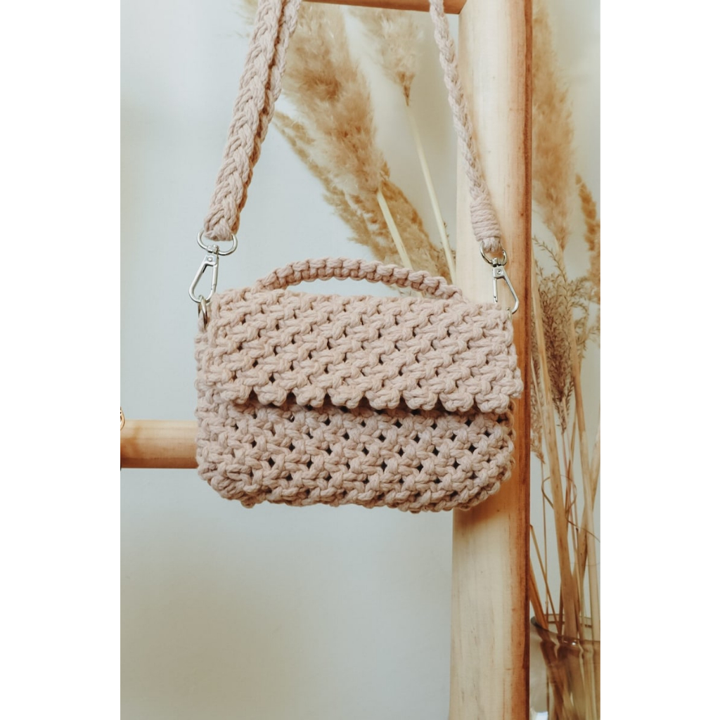 Túi Xách Đan Macrame Thời Trang
