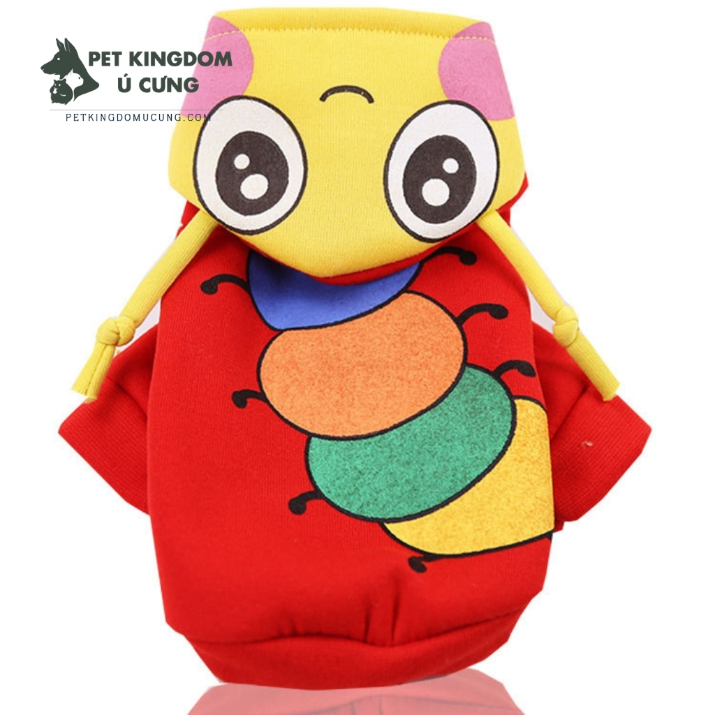 Áo Chó Mèo Áo Nỉ Mũ Animal