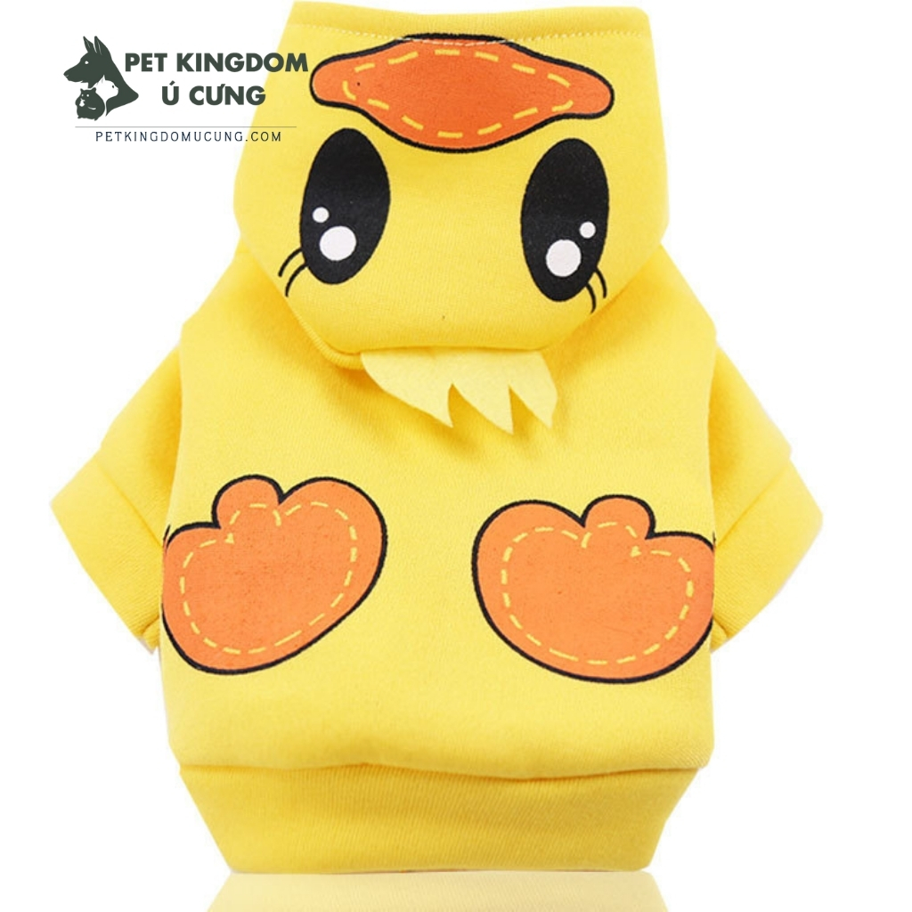 Áo Chó Mèo Áo Nỉ Mũ Animal
