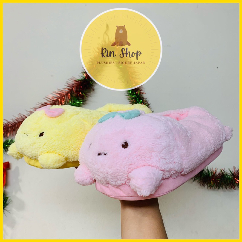 Dép Bông Chính Hãng Sumikko Gurashi - Tapioca Amusement Park Soft Plushy