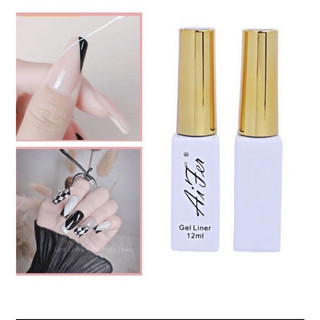 Gel Cọ Nét Aifer Chai 15ml , Gel Vẽ Móng sắc nét cọ vẻ móng nét chuẩn màu