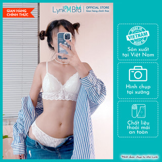Set Bra ren màu trắng mút vừa mềm mại không gọng BHSB004