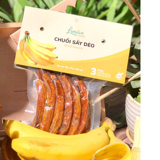 Chuối tiêu hồng sấy dẻo Lamaison Fruit Farm, Túi hút chân không, 250g