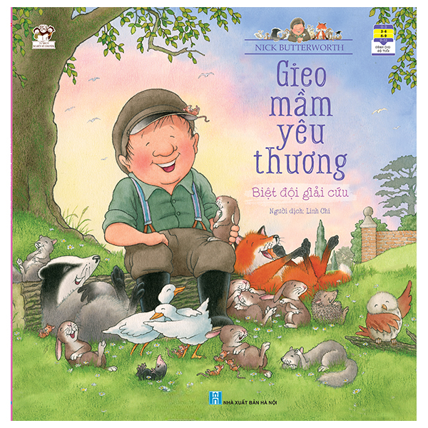 Bộ 4 cuốn sách : Gieo mầm yêu thương (Nick Butterworth. Đti)