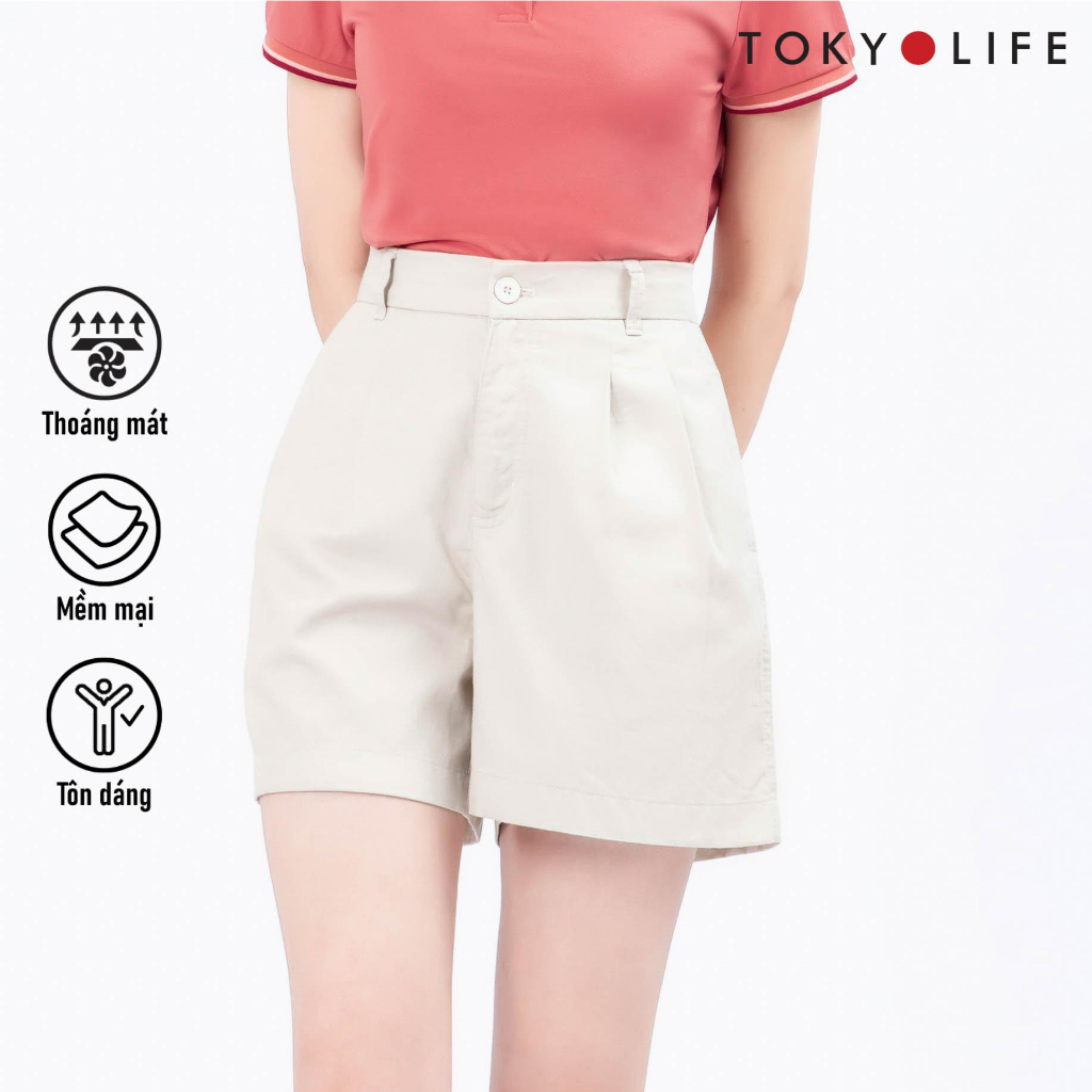 Quần Shorts NỮ linen TOKYOLIFE C9SHP007K