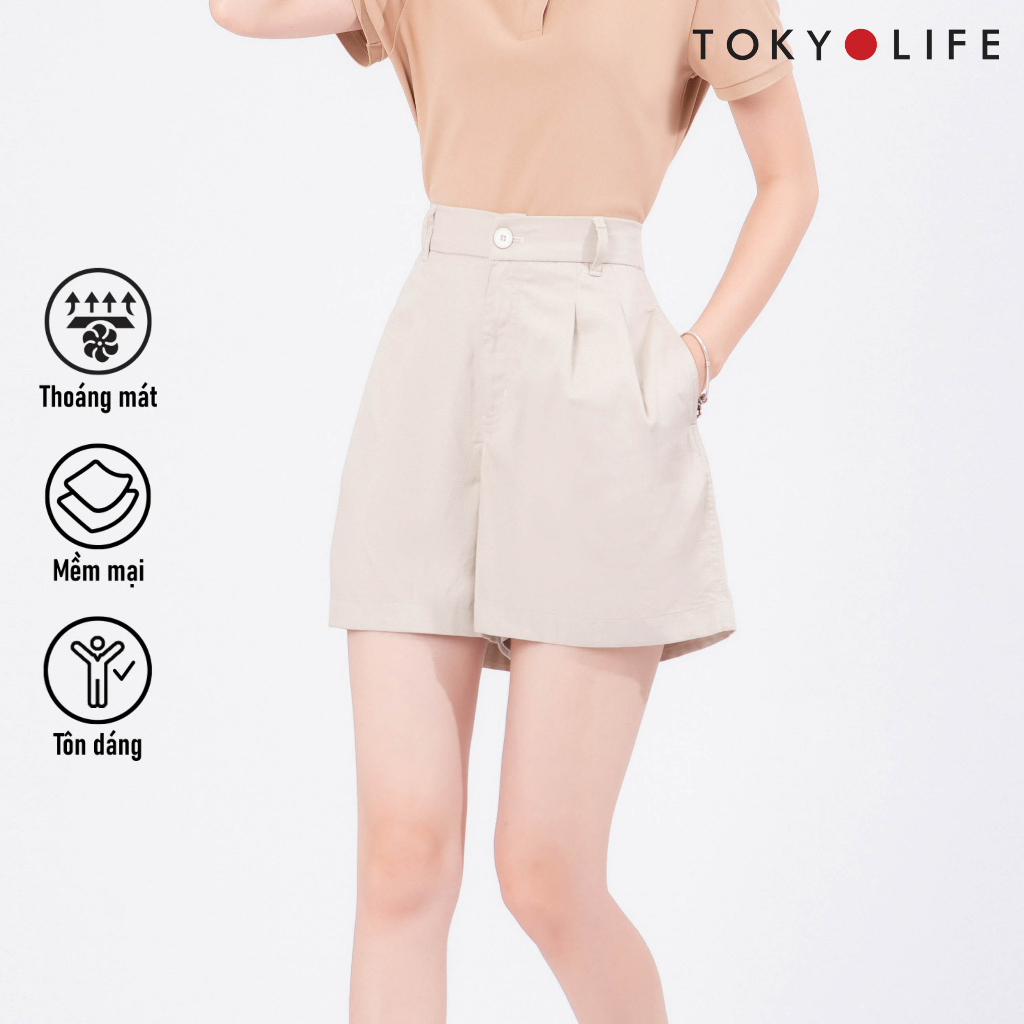 Quần Shorts NỮ linen TOKYOLIFE C9SHP007K