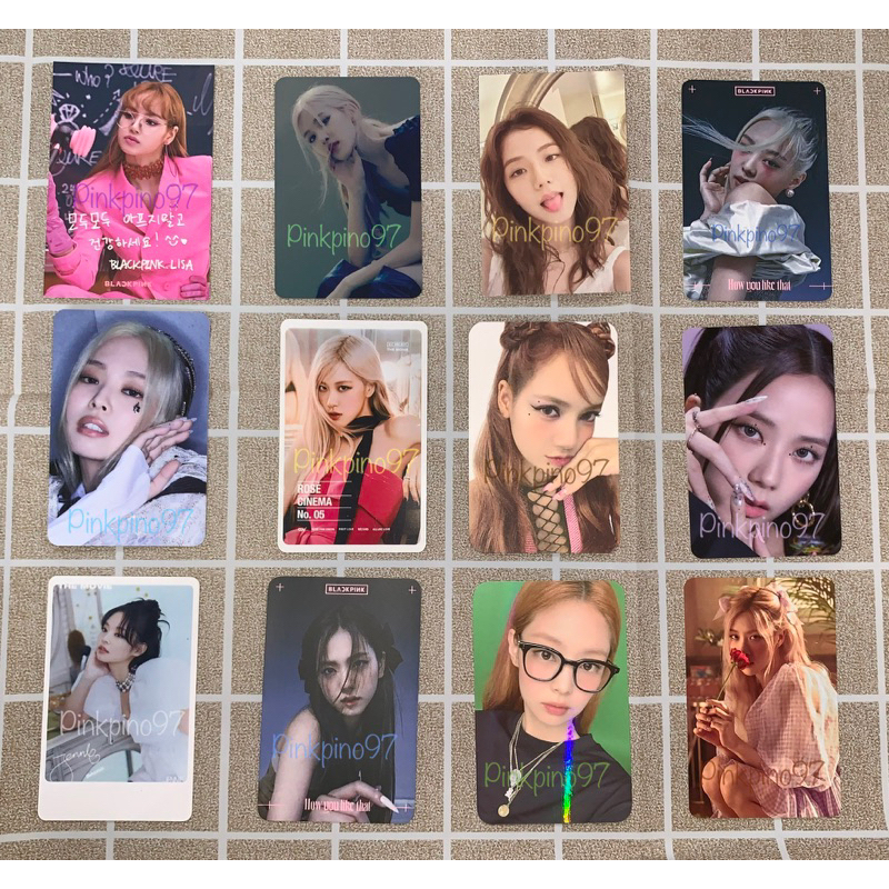 Card bo góc Blackpink Born Pink chính hãng