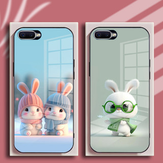 Ốp lưng oppo a3s, a5 lưng kính cường lực cao cấp