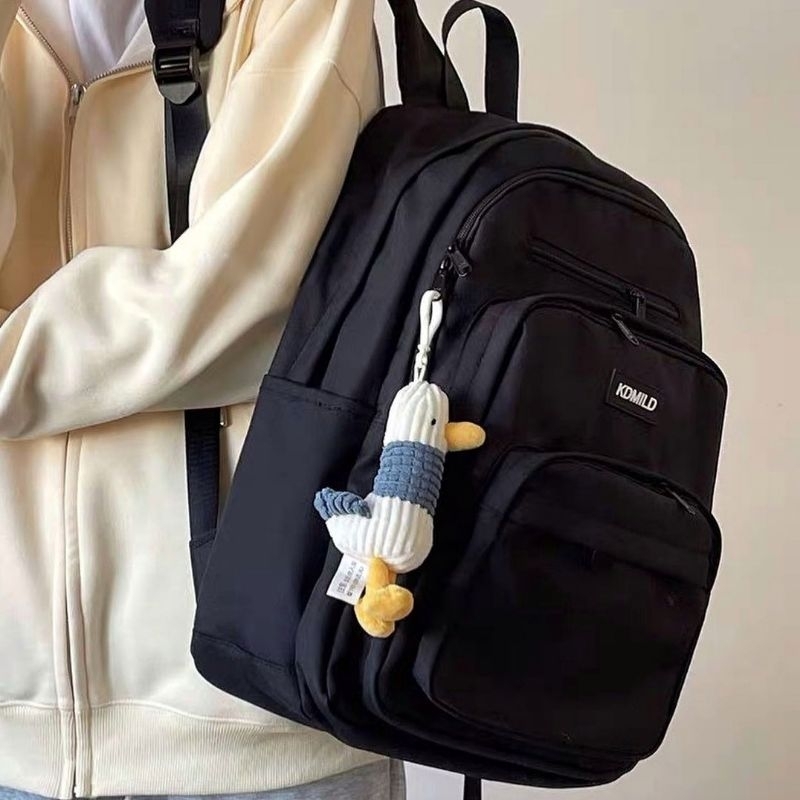 Balo KDMILD màu trơn cho học sinh đi học du lịch thời trang