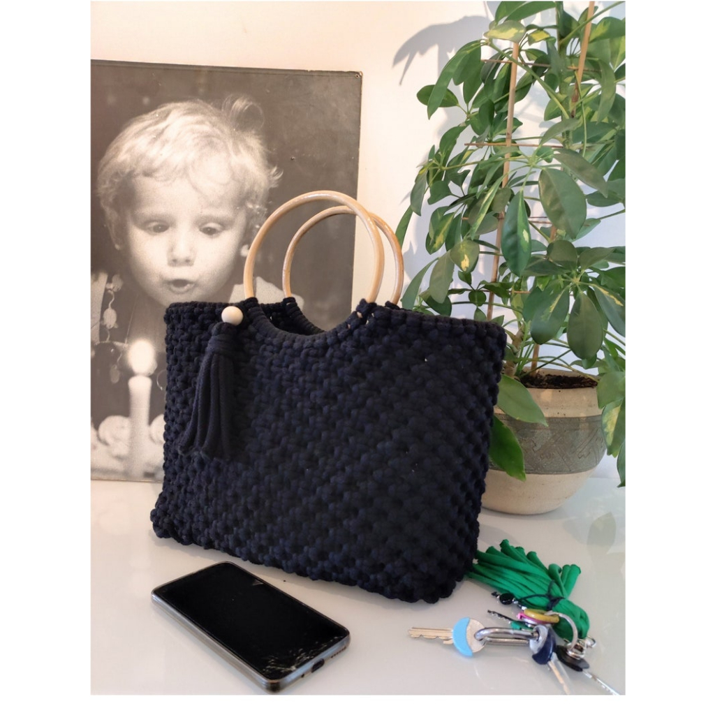 Túi Xách Đan Macrame Thời Trang