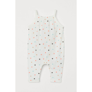 Jumpsuit romper chấm bi báo HM H&M 4-24m fom to_hàng chính hãng Anh