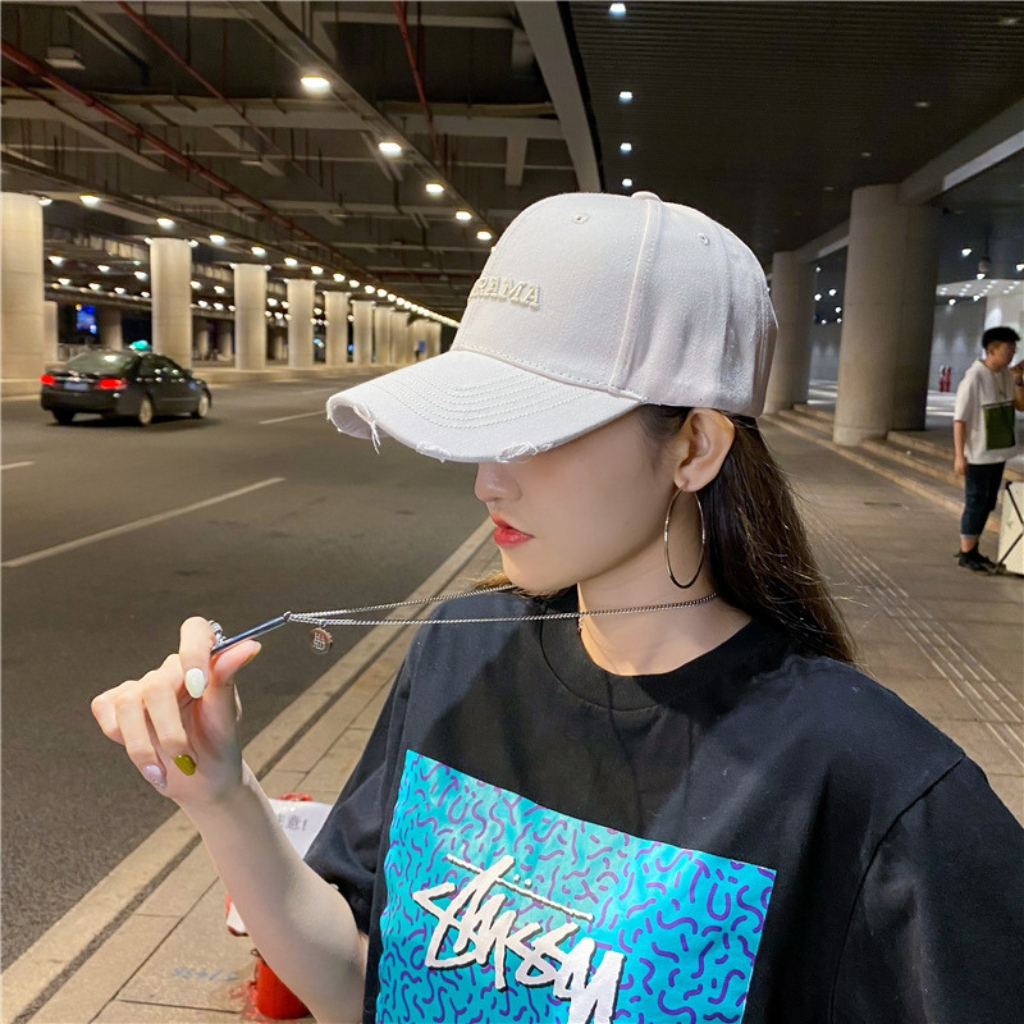 Mũ lưỡi trai rách CAPMEN, Nón kết thời trang unisex cao cấp