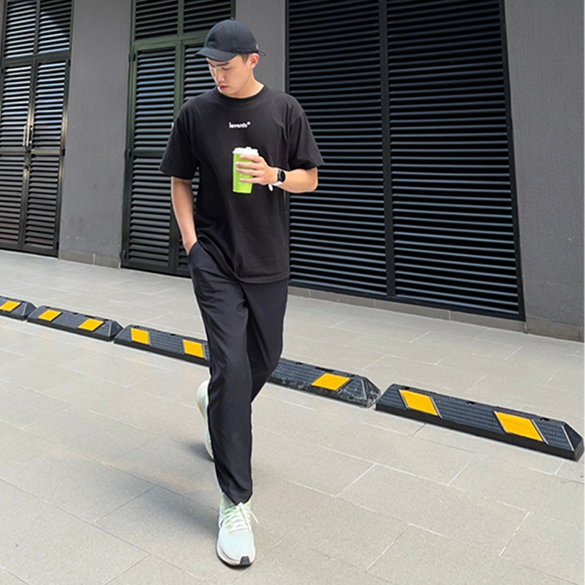 Quần gió nam thoáng khí ngày hè, co giãn dễ chịu, đơn giản, dễ mặc và phối đồ LK Denim