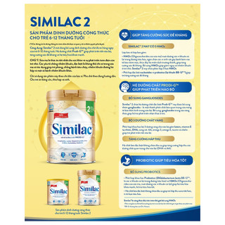 [Date 2.2025] Sữa bột Similac 5G lon số 2 Lon 900g