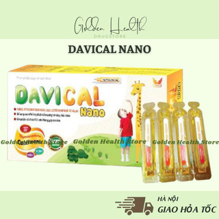 ⭐Davical Canxi Nano Hộp 20 Ống - Bổ sung Calci cho trẻ nhỏ Davical Nano, hỗ trợ bổ sung calci, vitamin D3, K2