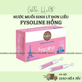 ⭐️Nước muối sinh lý FYSOLINE hồng (giá hộp 40 ống)
