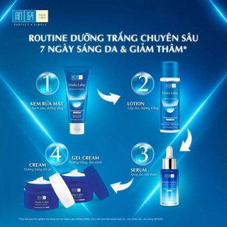 Combo Bộ dưỡng trắng da Hada Labo Perfect White