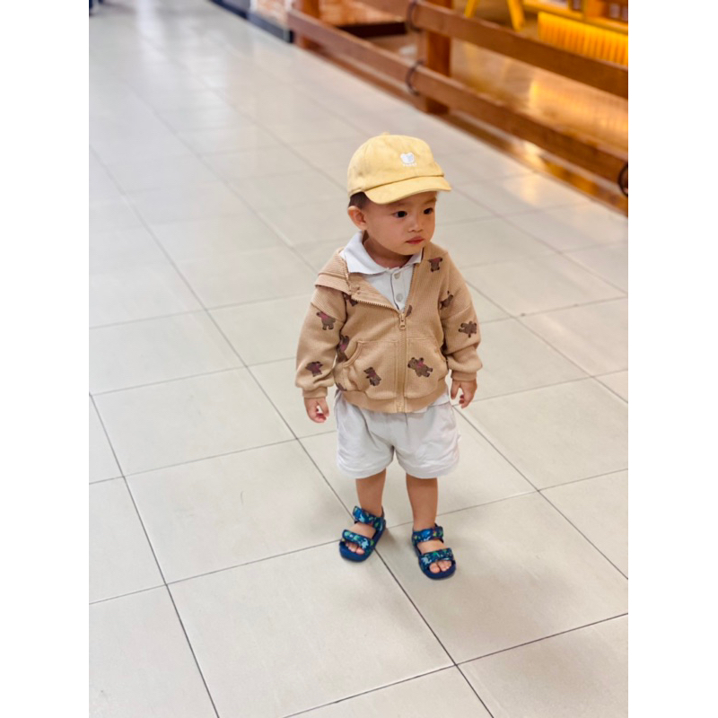 Áo khoác thu đông hình gấu cute cho bé trai bé gái