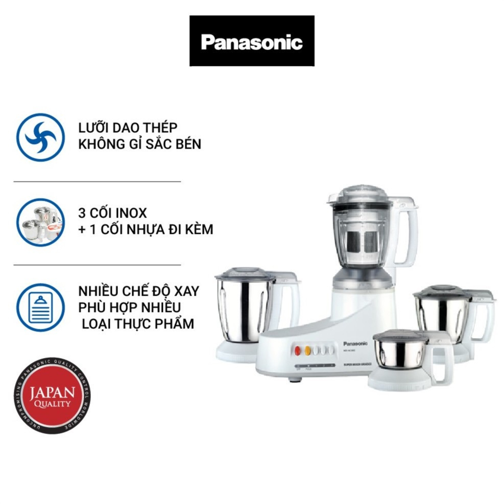 Máy Xay Ép Đa Năng Panasonic PAXD-MX-AC400WRA – 1.0 Lít - Bảo Hành Chính Hãng 12 Tháng