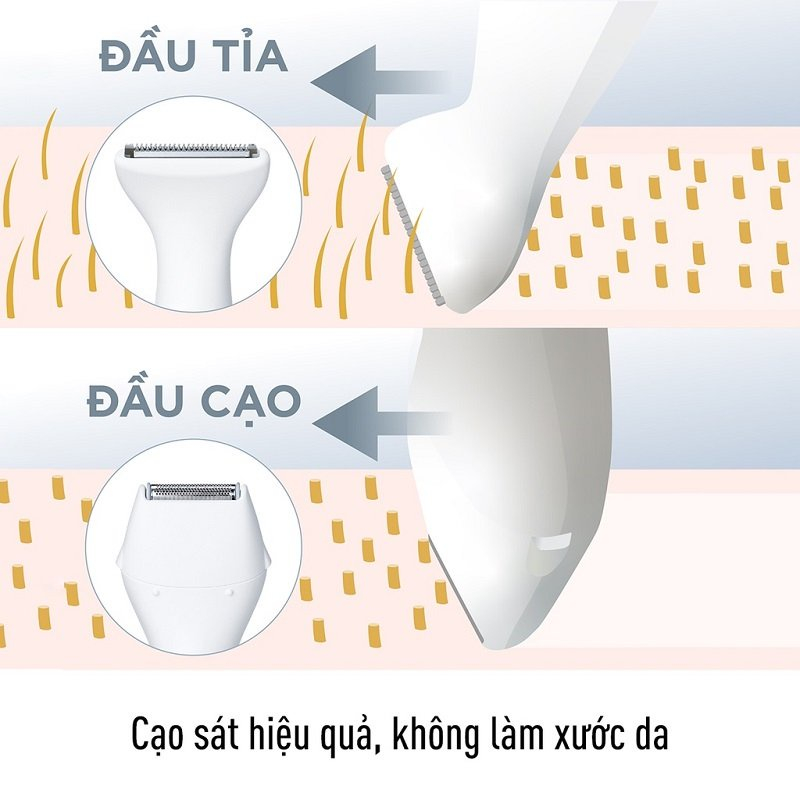 Máy Cạo/Tỉa Lông Bikini Nam/Nữ Panasonic ES-WV60-S201 – Thiết Kế Đầu Chữ T Chuyên Dụng - Bảo Hành Chính Hãng 12 Tháng