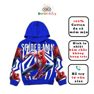 Áo khoác người nhện - xe hơi 3D