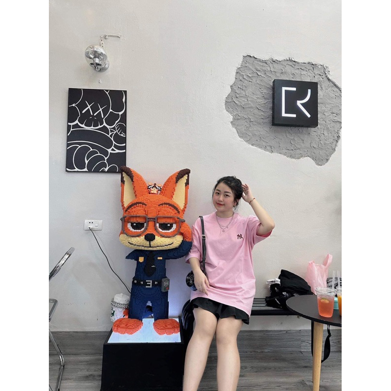 Áo MLB Logo Monogram Hồng