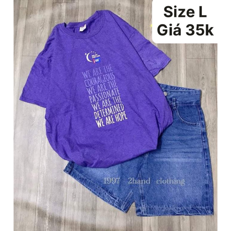 Áo Thun Mỹ 2hand Bigsize tuyển chọn giá rẻ, Áo phông mỹ 2hand size L XL