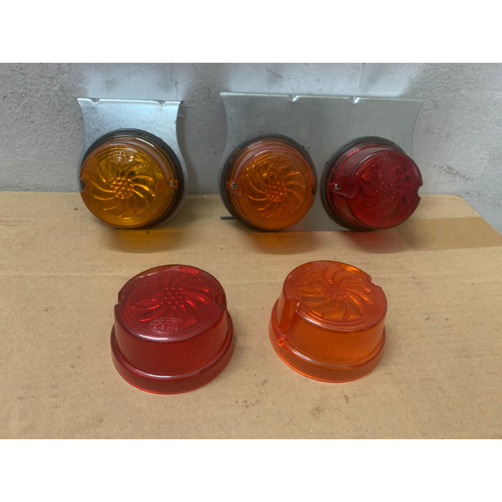 Đèn Hông Bát Sắt Đôi, Đơn Tròn Màu Vàng, Màu Đỏ Bắt Bên Hông Xe Tải,....