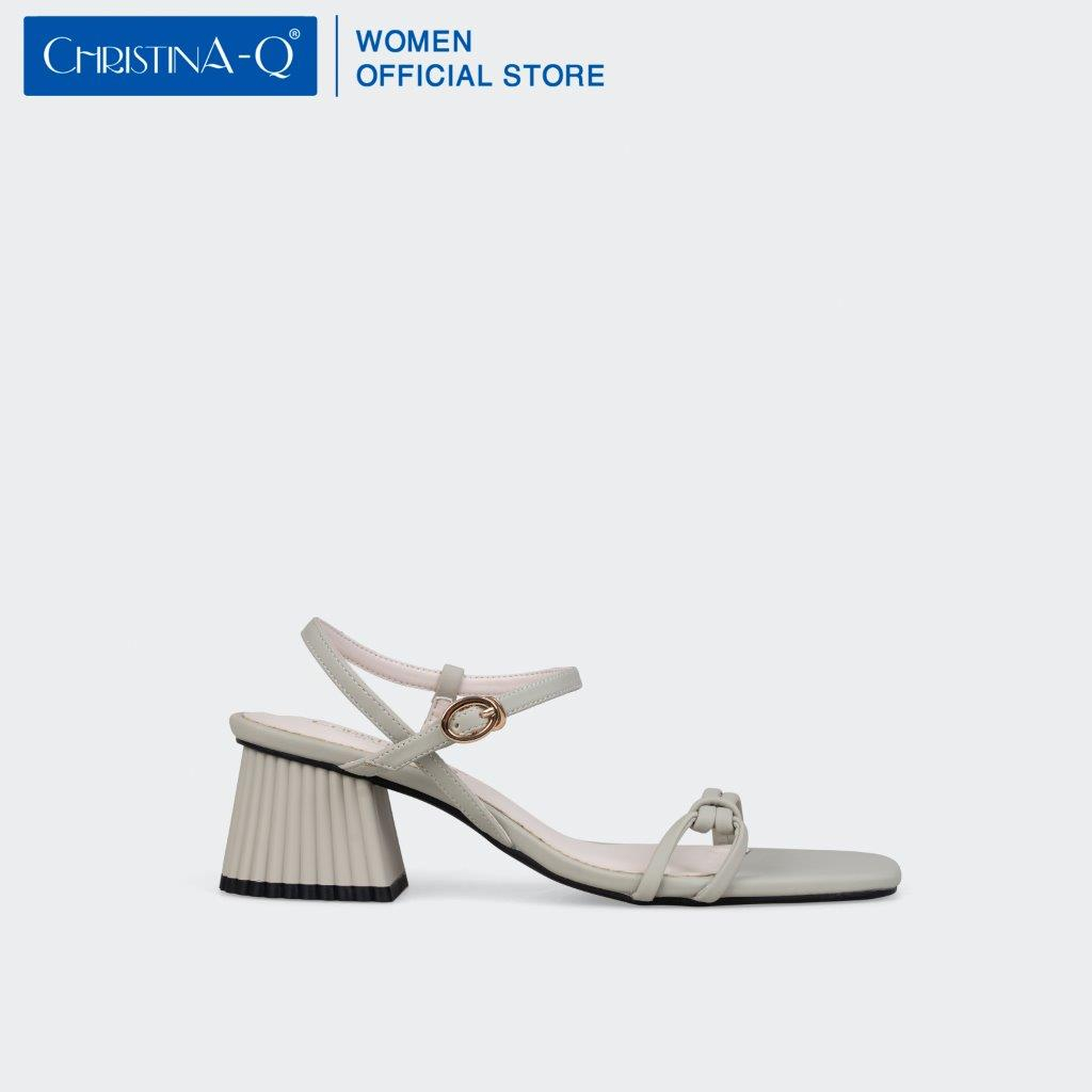 Giày sandals nữ gót trụ ChristinA-Q XDN312