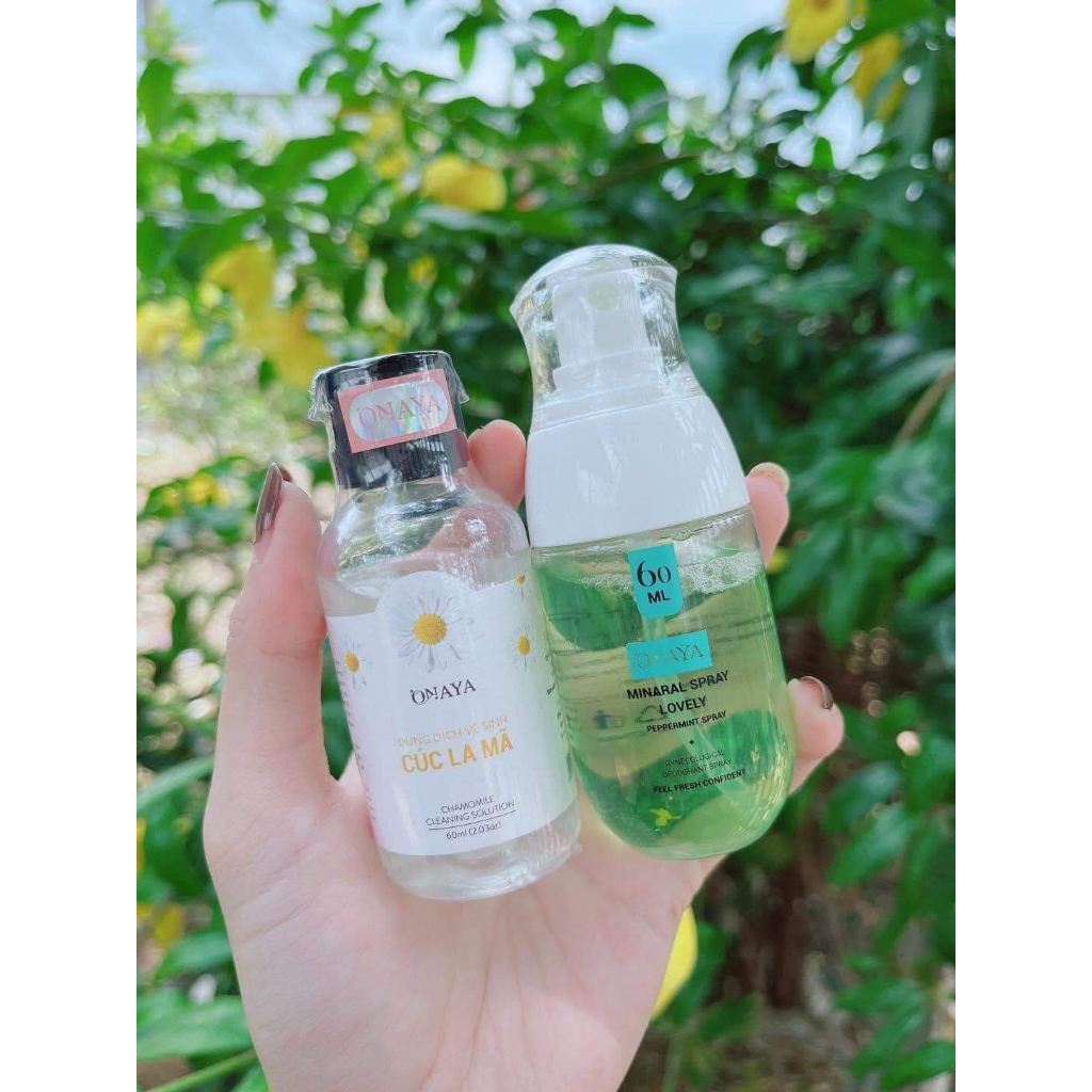 🍭 Dung Dịch Vệ Sinh Hoa Cúc La Mã ONAYA 60ml