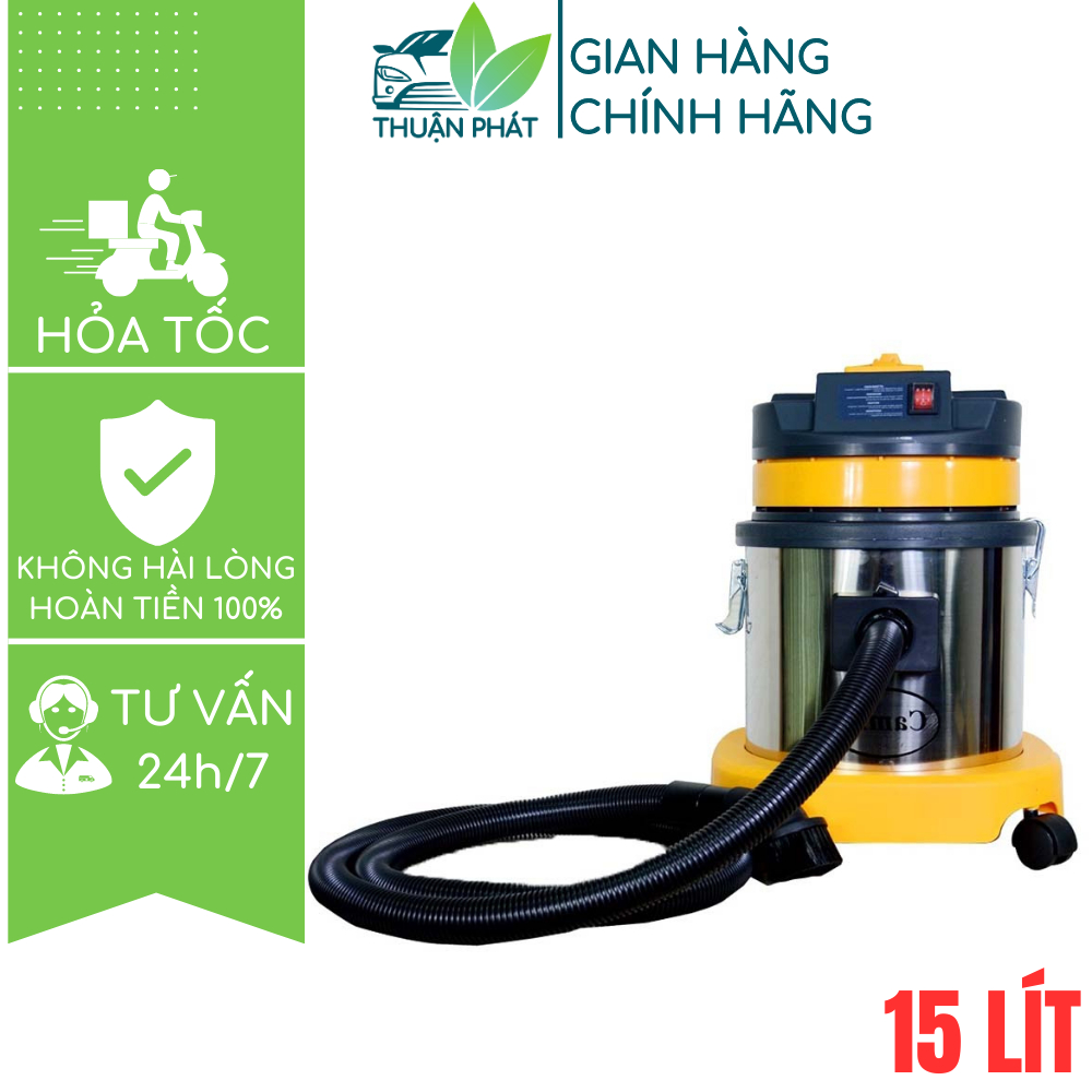Máy hút bụi công nghiệp hút nước Camry BF-570 công suất lớn 1300W 15-30 lít Thuận Phát