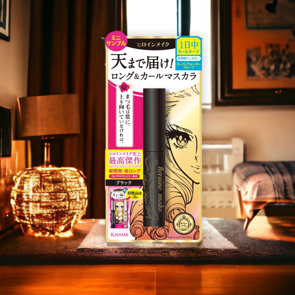 Mascara Kissme Heroine Siêu Chống Trôi ,Giúp Nâng Cong Và Dài Mi