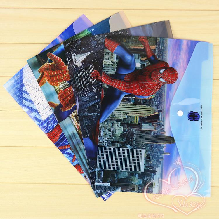 Túi khuy hoạt hình cho bé, Túi đựng sách vở, tài liệu A4 có khuy bấm