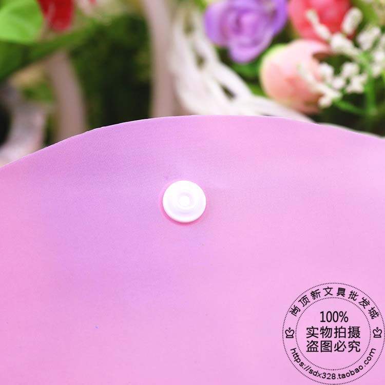 Túi khuy hoạt hình cho bé, Túi đựng sách vở, tài liệu A4 có khuy bấm