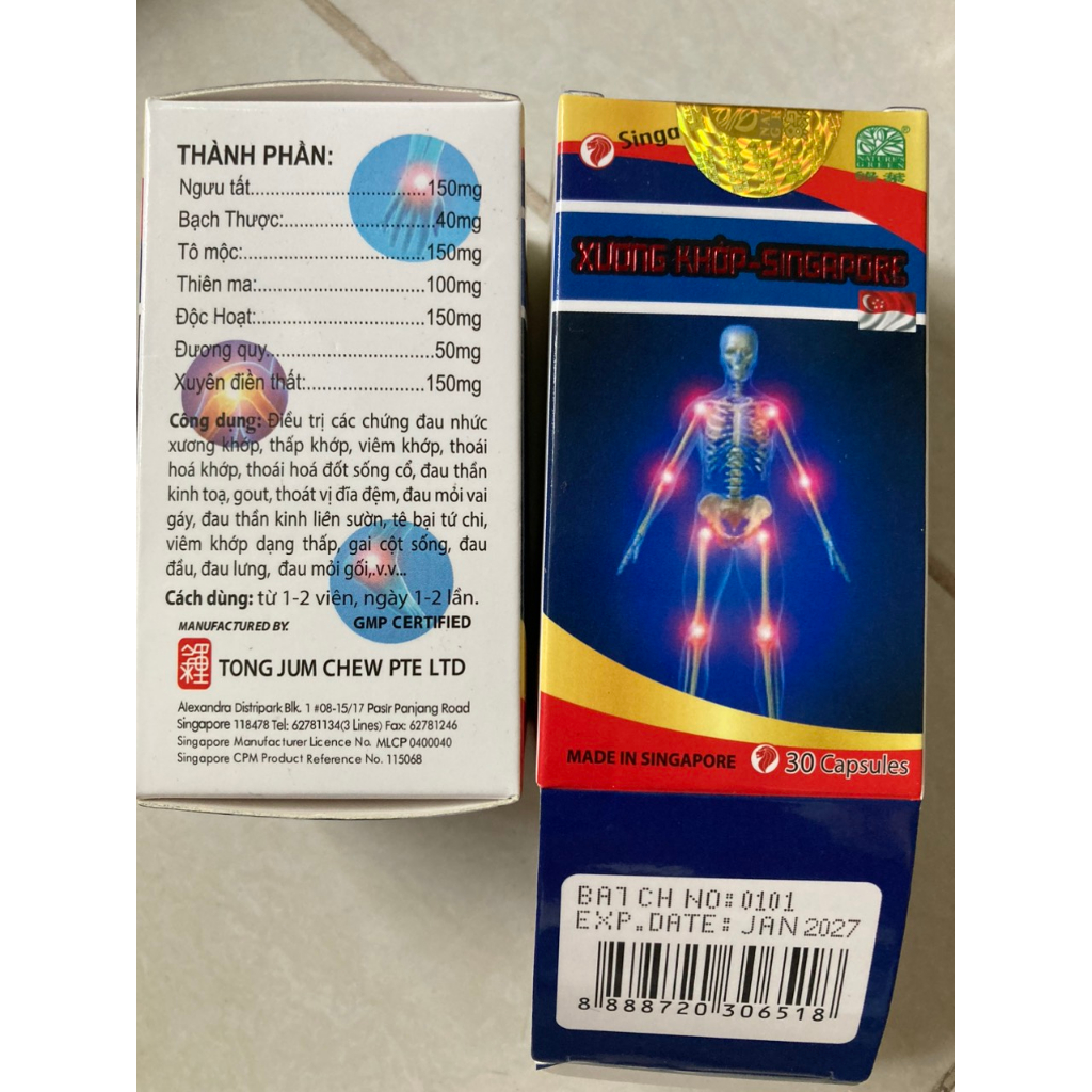 XƯƠNG KHỚP SINGAPORE CHÍNH HÃNG