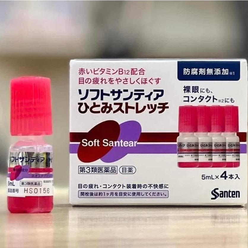 Nước nhỏ mắt nhân tạo Santen Soft Santear Nhật Bản
