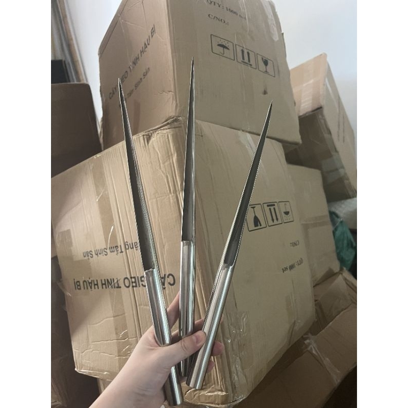 Xăm gạo bằng inox